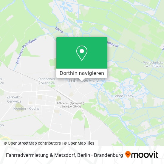 Fahrradvermietung & Metzdorf Karte