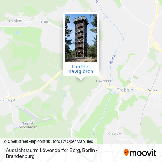 Aussichtsturm Löwendorfer Berg Karte