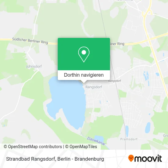 Strandbad Rangsdorf Karte