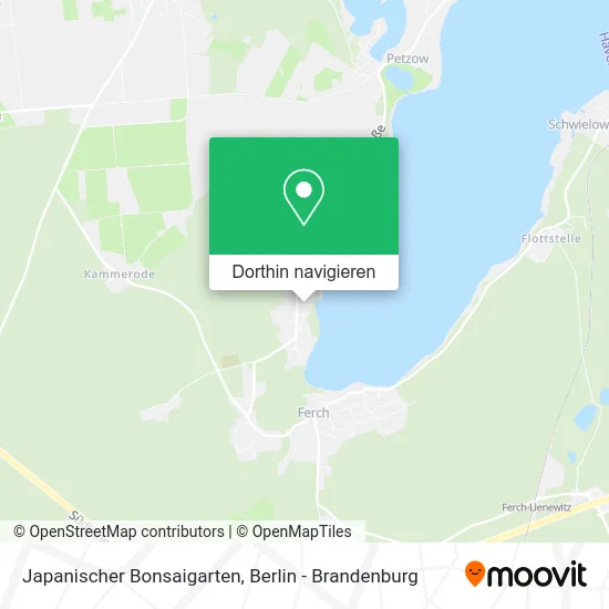 Japanischer Bonsaigarten Karte