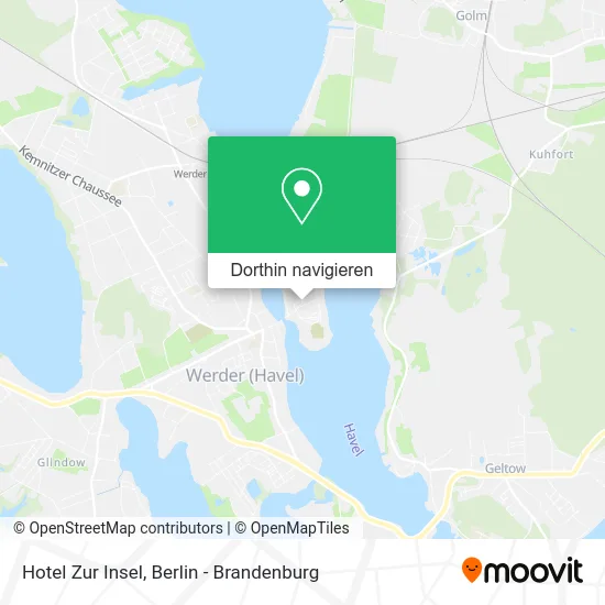 Hotel Zur Insel Karte