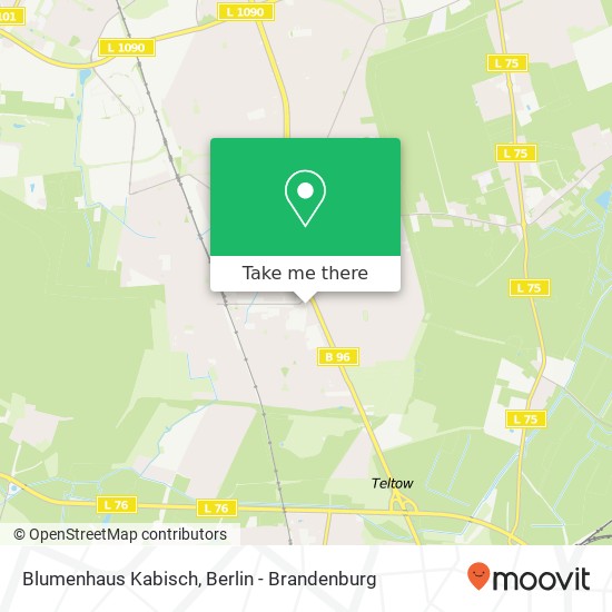 Blumenhaus Kabisch Karte