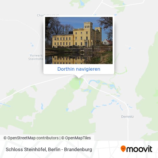 Schloss Steinhöfel Karte