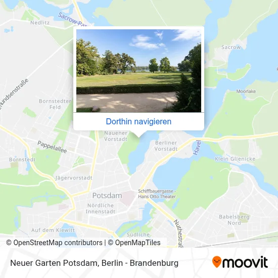 Neuer Garten Potsdam Karte
