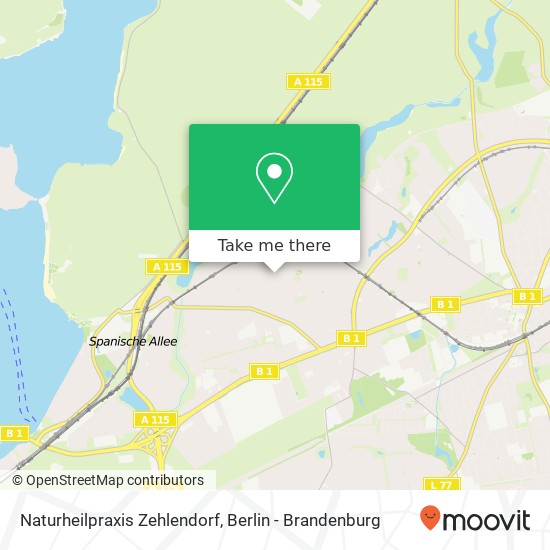Naturheilpraxis Zehlendorf Karte