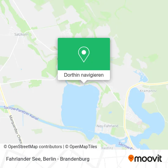 Fahrlander See Karte