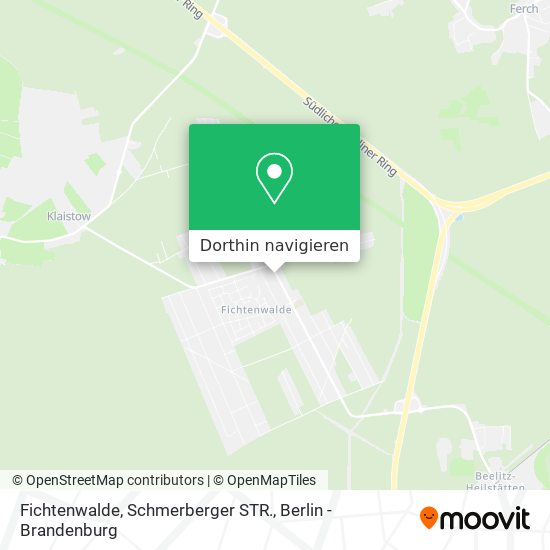 Fichtenwalde, Schmerberger STR. Karte