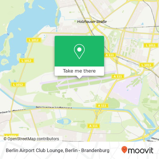 Berlin Airport Club Lounge Karte