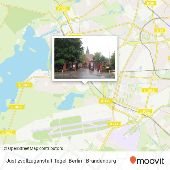 Justizvollzuganstalt Tegel Karte