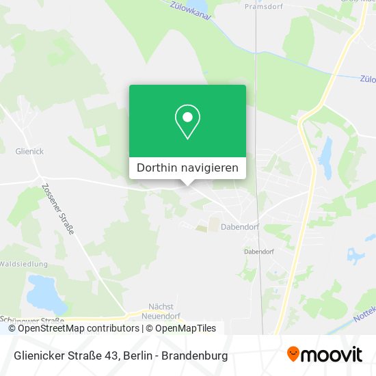 Glienicker Straße 43 Karte