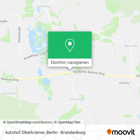 Autohof Oberkrämer Karte