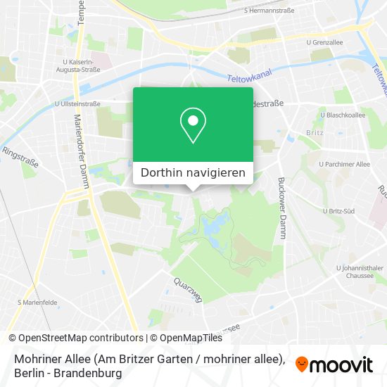 Mohriner Allee (Am Britzer Garten / mohriner allee) Karte