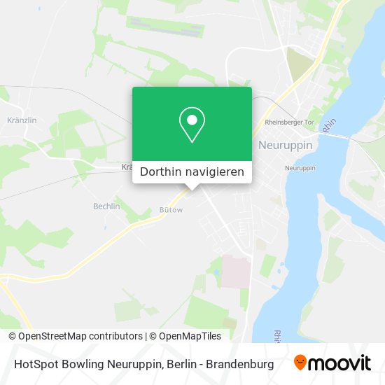 HotSpot Bowling Neuruppin Karte