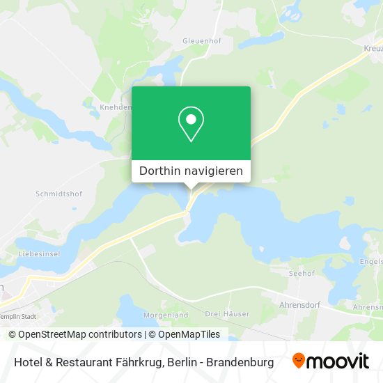 Hotel & Restaurant Fährkrug Karte