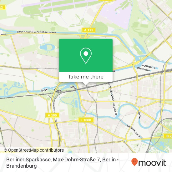 Berliner Sparkasse, Max-Dohrn-Straße 7 Karte