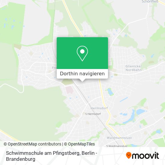 Schwimmschule am Pfingstberg Karte