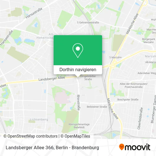 Landsberger Allee 366 Karte