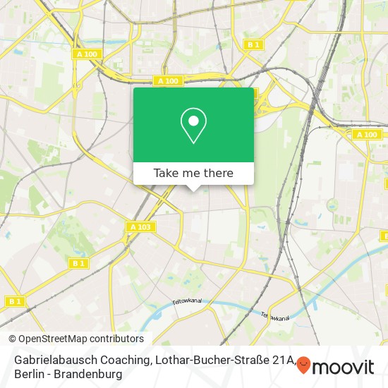 Gabrielabausch Coaching, Lothar-Bucher-Straße 21A Karte