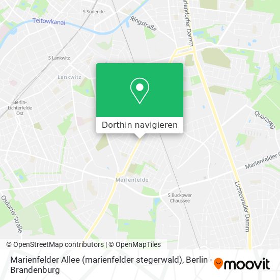 Marienfelder Allee (marienfelder stegerwald) Karte