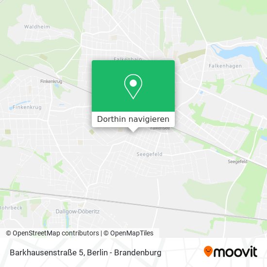Barkhausenstraße 5 Karte