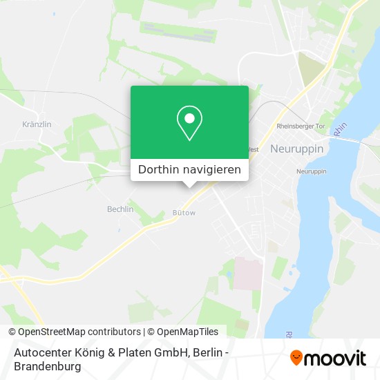 Autocenter König & Platen GmbH Karte