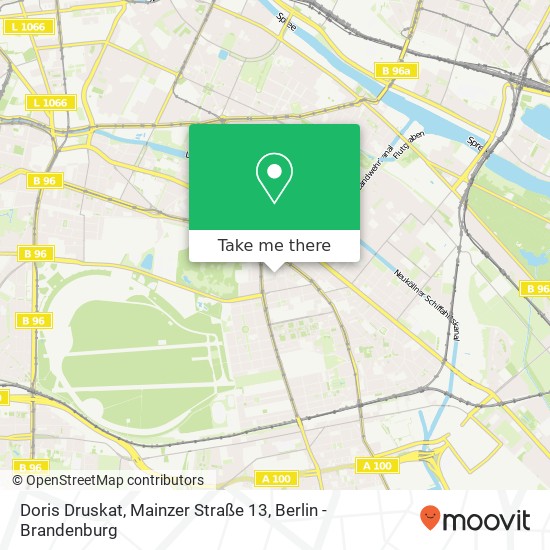 Doris Druskat, Mainzer Straße 13 Karte