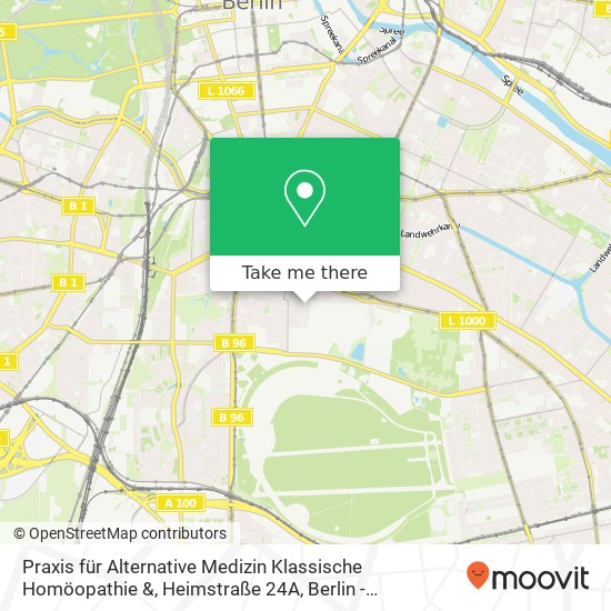 Praxis für Alternative Medizin Klassische Homöopathie &, Heimstraße 24A Karte