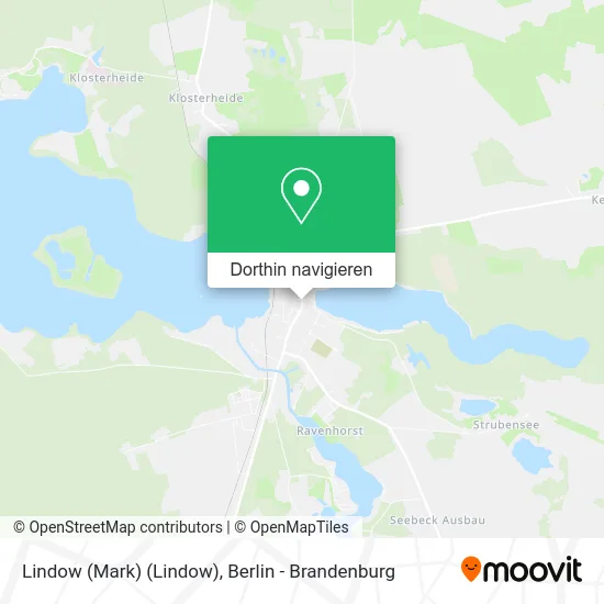 Lindow (Mark) (Lindow) Karte