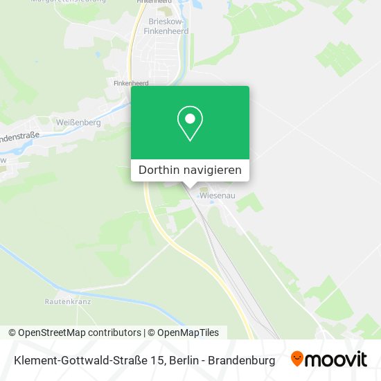 Klement-Gottwald-Straße 15 Karte