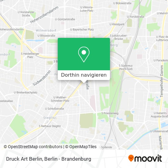 Druck Art Berlin Karte