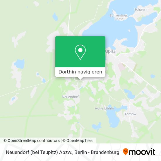 Neuendorf (bei Teupitz) Abzw. Karte