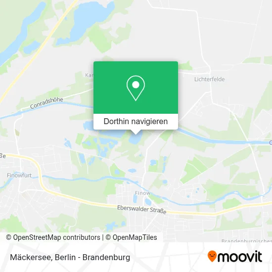 Mäckersee Karte