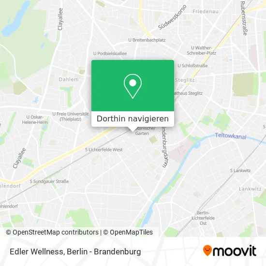 Edler Wellness Karte