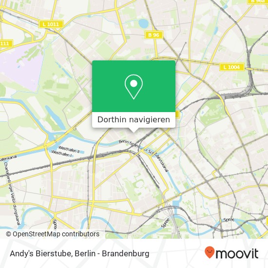 Andy's Bierstube, Tegeler Straße 39 Karte