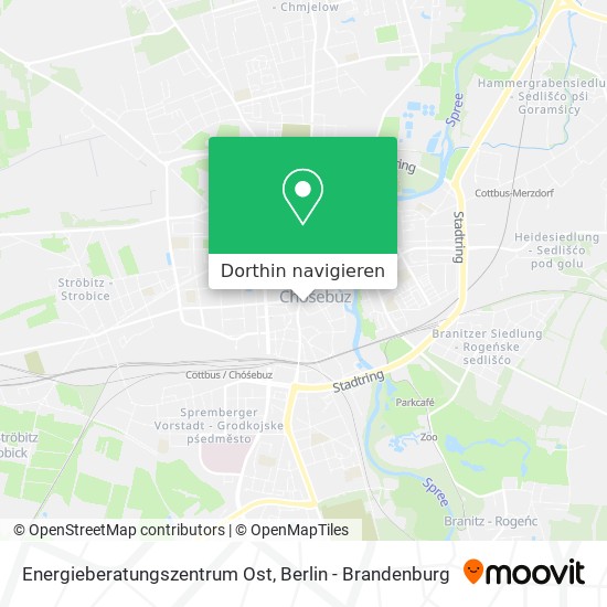 Energieberatungszentrum Ost Karte