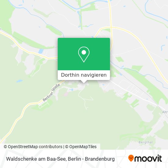 Waldschenke am Baa-See Karte