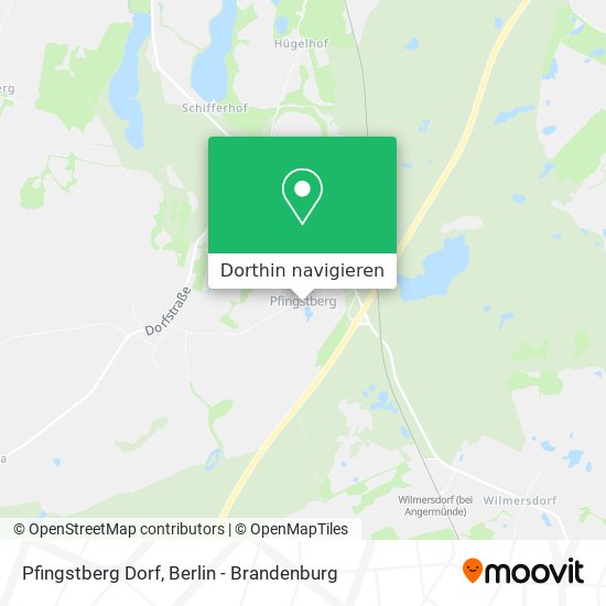 Pfingstberg Dorf Karte