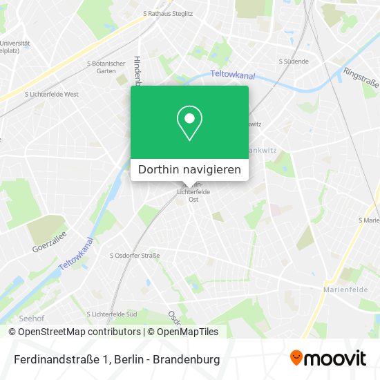 Ferdinandstraße 1 Karte