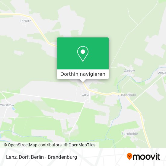 Lanz, Dorf Karte