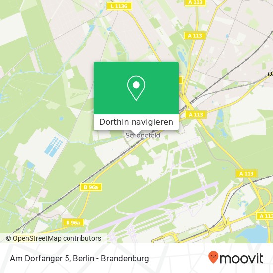 Am Dorfanger 5, 12529 Schönefeld Karte