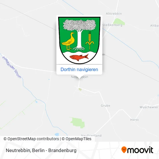 Neutrebbin Karte