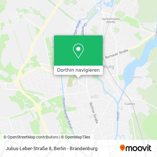 Julius-Leber-Straße 8 Karte