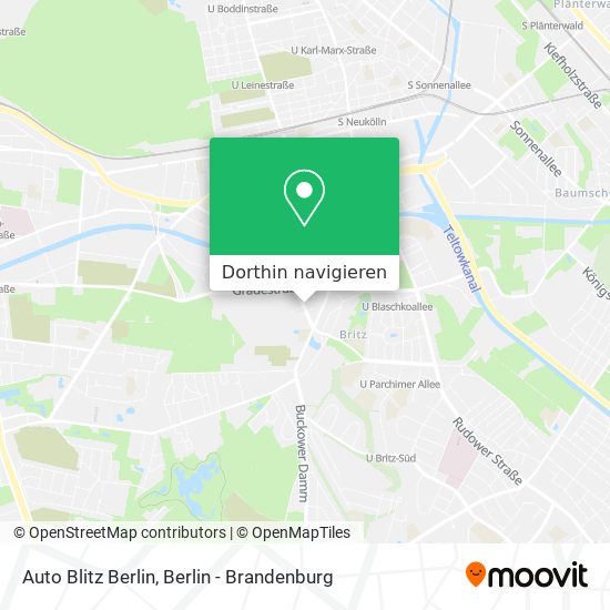 Auto Blitz Berlin Karte