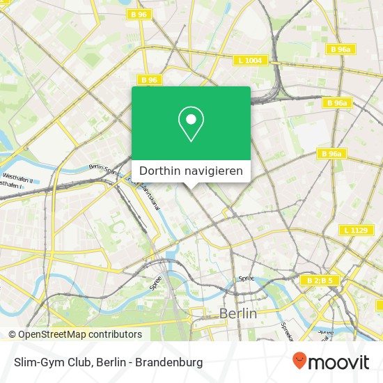 Slim-Gym Club, Chausseestraße 51 Karte