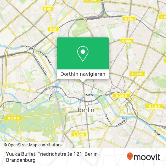 Yuuka Buffet, Friedrichstraße 121 Karte