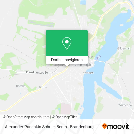 Alexander Puschkin Schule Karte