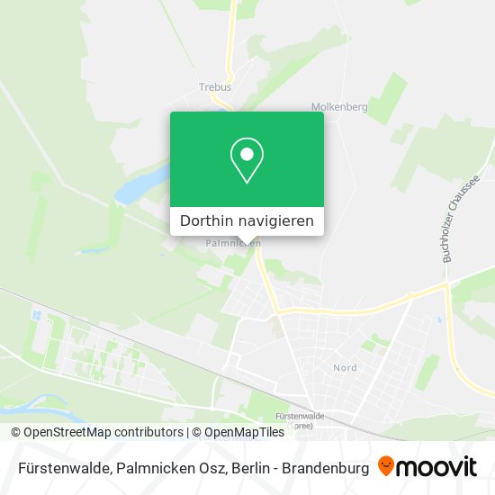 Fürstenwalde, Palmnicken Osz Karte