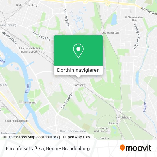 Ehrenfelsstraße 5 Karte