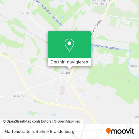 Gartenstraße 5 Karte