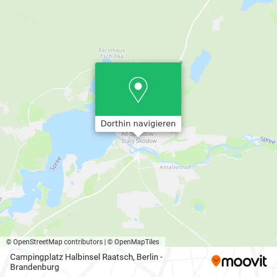 Campingplatz Halbinsel Raatsch Karte